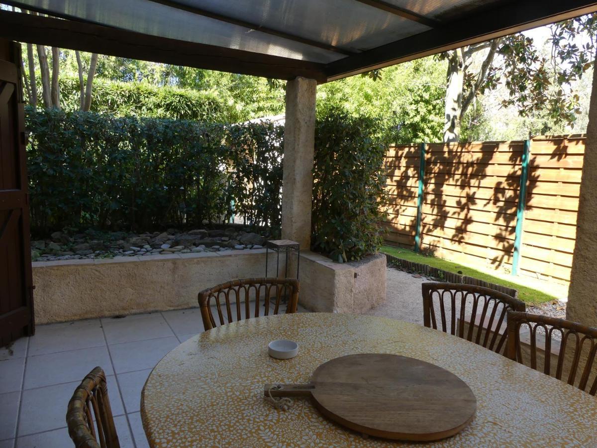 Rez De Jardin Au Calme Et Proche Mer มองเดอลิเยอลานาปูล ภายนอก รูปภาพ